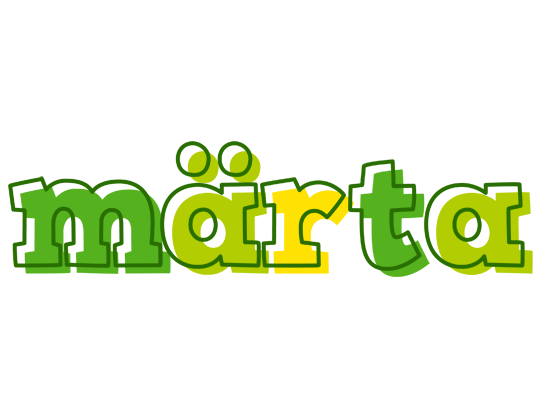 Märta juice logo