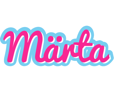 Märta popstar logo