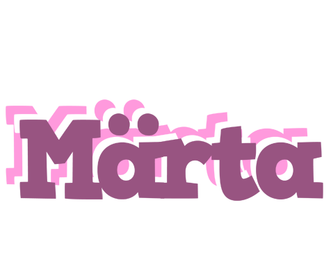 Märta relaxing logo