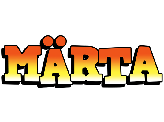 Märta sunset logo