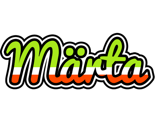 Märta superfun logo