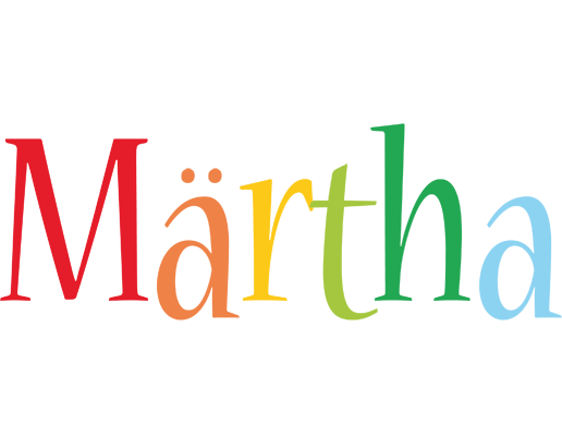 Märtha birthday logo
