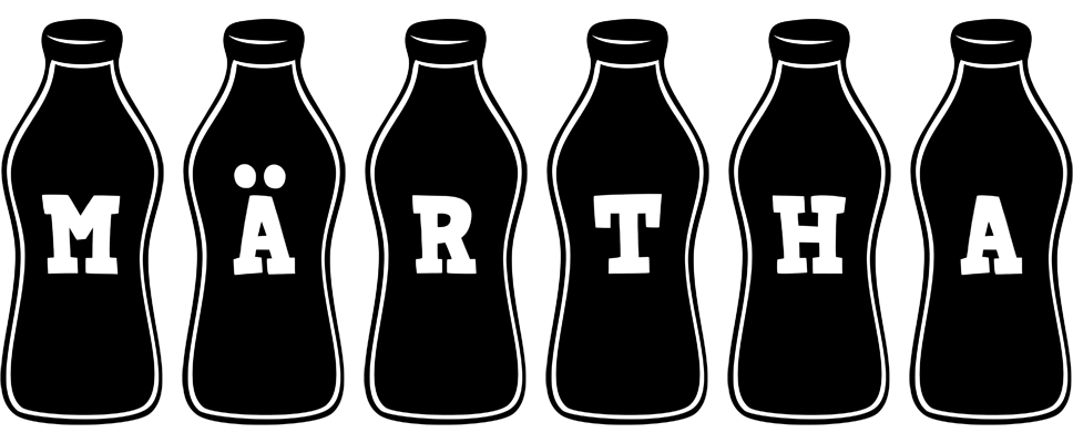 Märtha bottle logo
