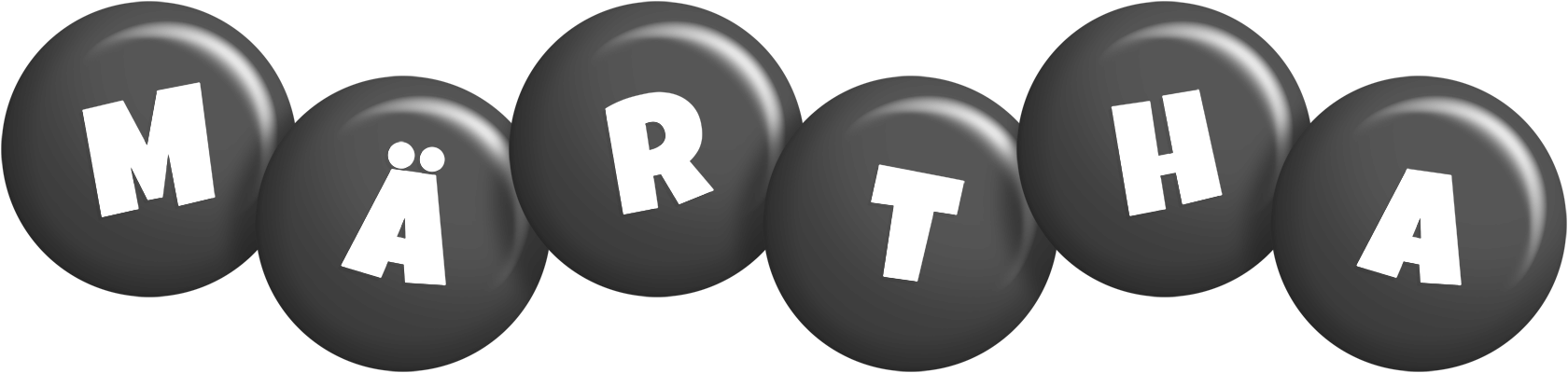 Märtha candy-black logo