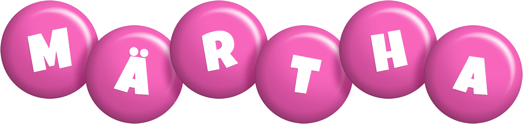 Märtha candy-pink logo