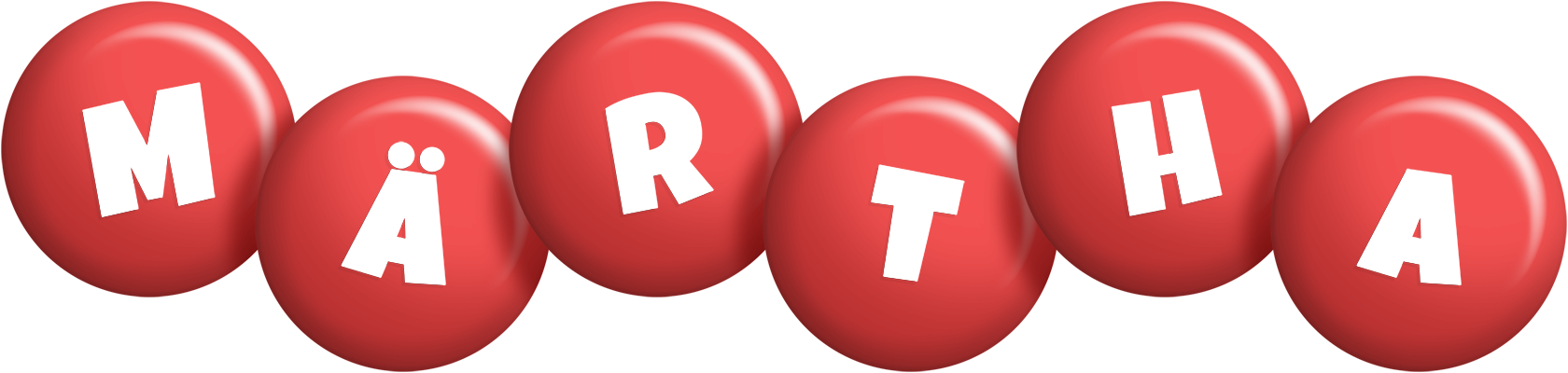 Märtha candy-red logo