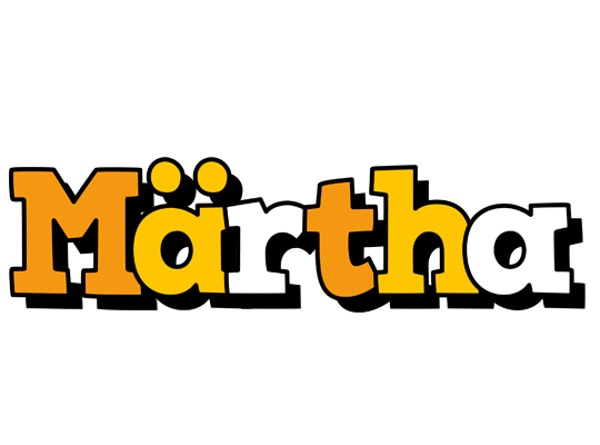 Märtha cartoon logo