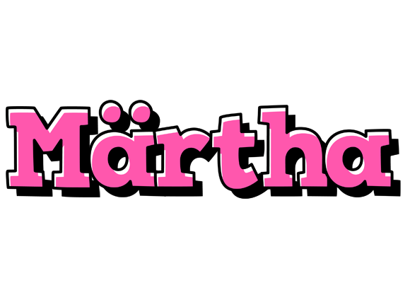 Märtha girlish logo