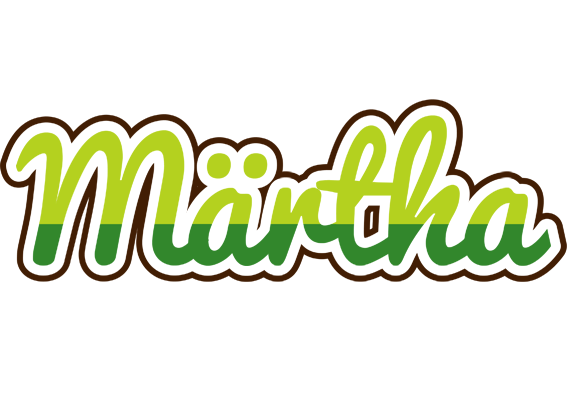 Märtha golfing logo
