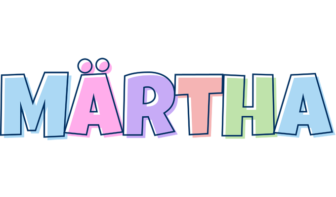 Märtha pastel logo