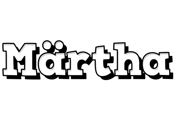 Märtha snowing logo