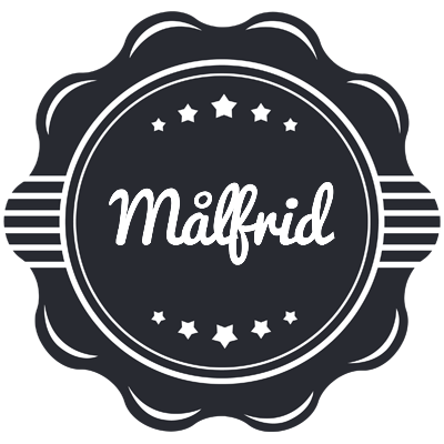 Målfrid badge logo