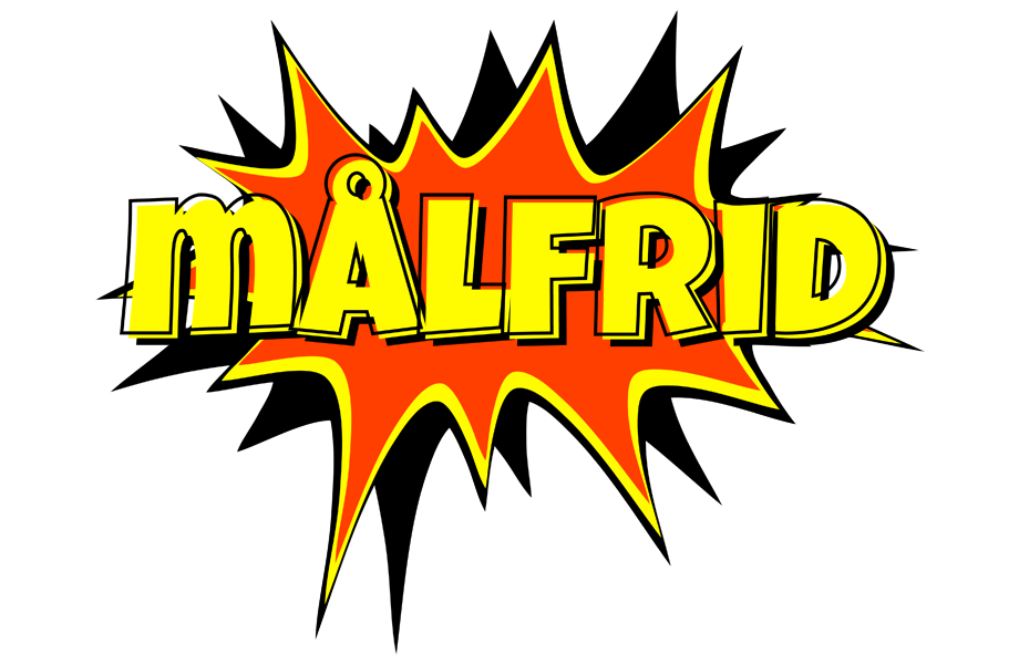 Målfrid bazinga logo