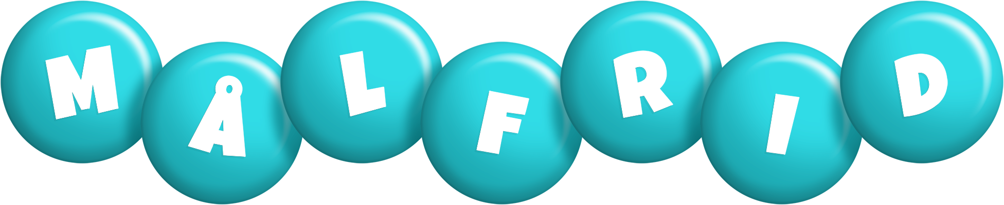 Målfrid candy-azur logo