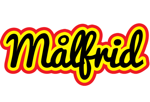 Målfrid flaming logo