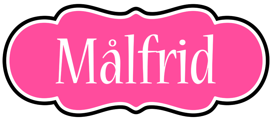 Målfrid invitation logo