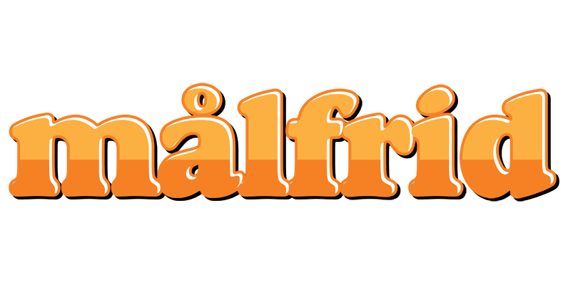 Målfrid orange logo
