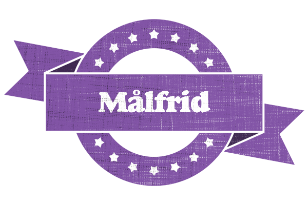 Målfrid royal logo