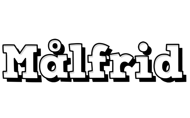 Målfrid snowing logo