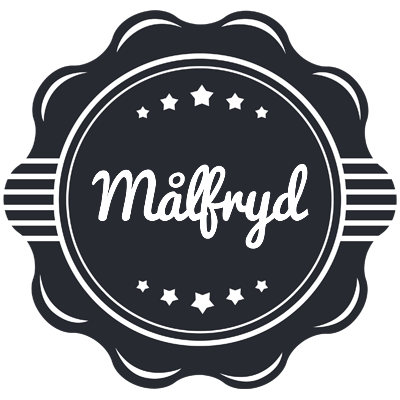 Målfryd badge logo