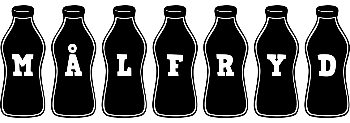 Målfryd bottle logo