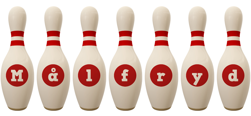 Målfryd bowling-pin logo