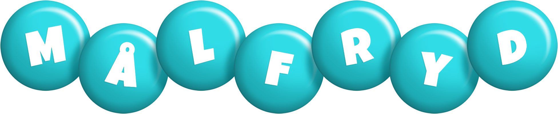 Målfryd candy-azur logo