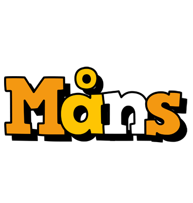 Måns cartoon logo