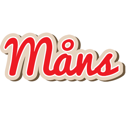 Måns chocolate logo