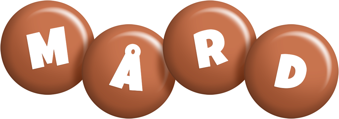 Mård candy-brown logo