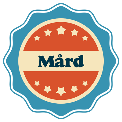 Mård labels logo