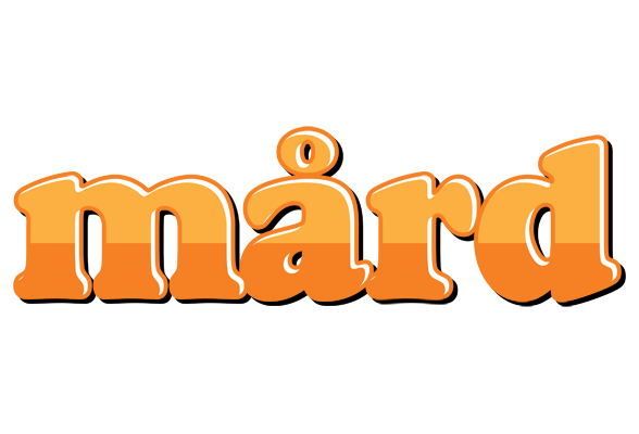 Mård orange logo