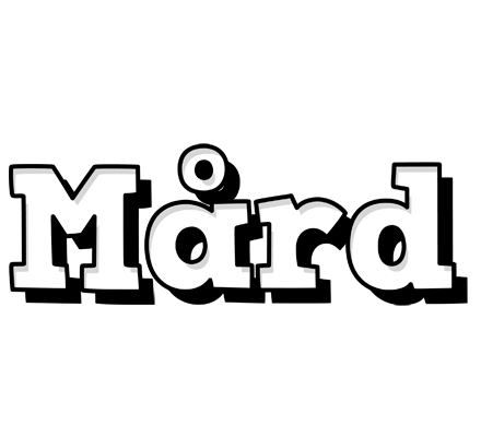Mård snowing logo