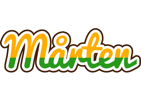 Mårten banana logo