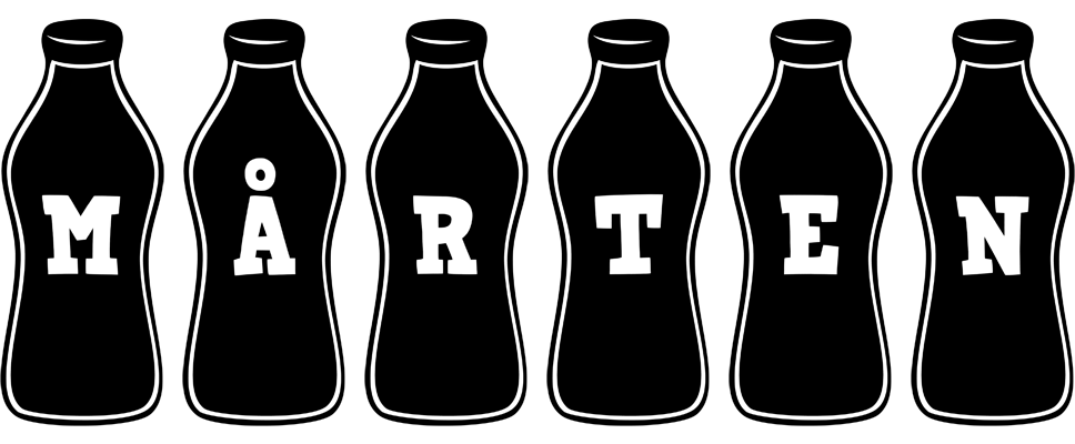 Mårten bottle logo
