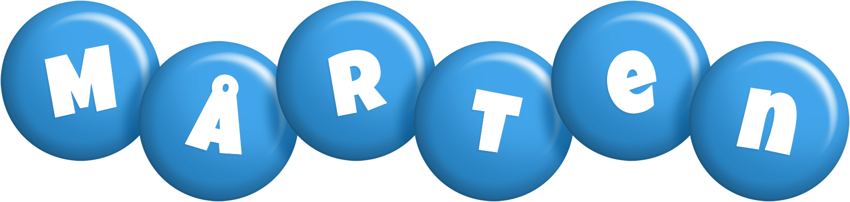 Mårten candy-blue logo