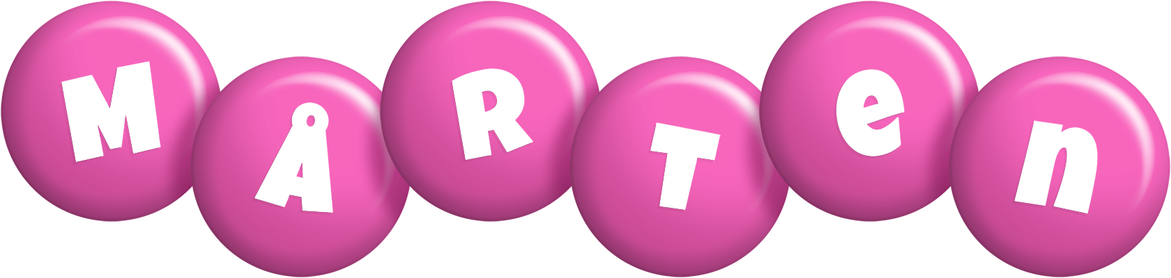 Mårten candy-pink logo