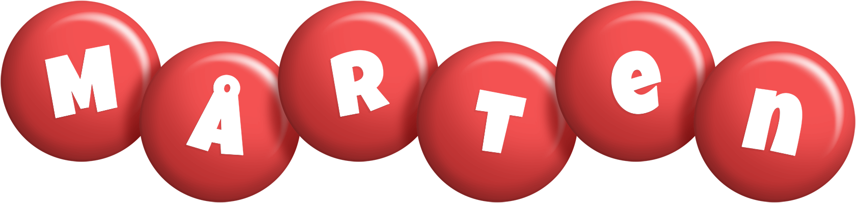 Mårten candy-red logo