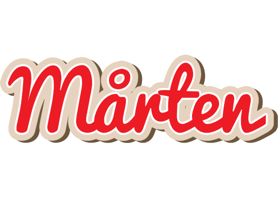 Mårten chocolate logo