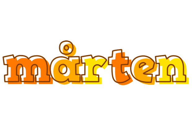 Mårten desert logo