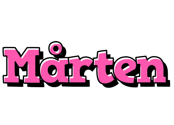 Mårten girlish logo