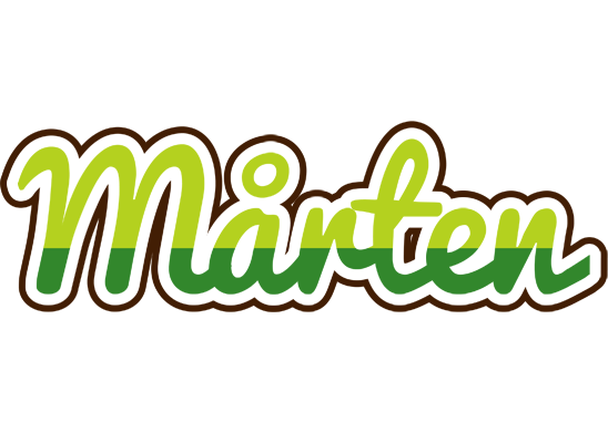 Mårten golfing logo