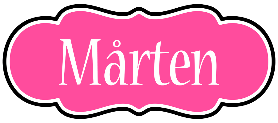 Mårten invitation logo