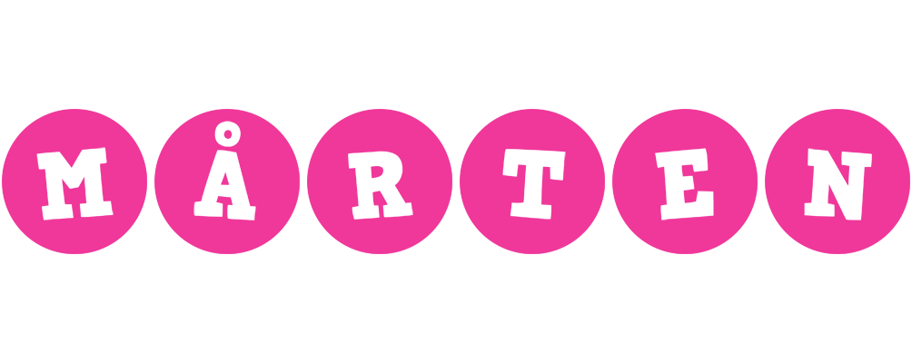 Mårten poker logo