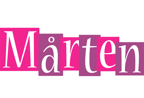Mårten whine logo