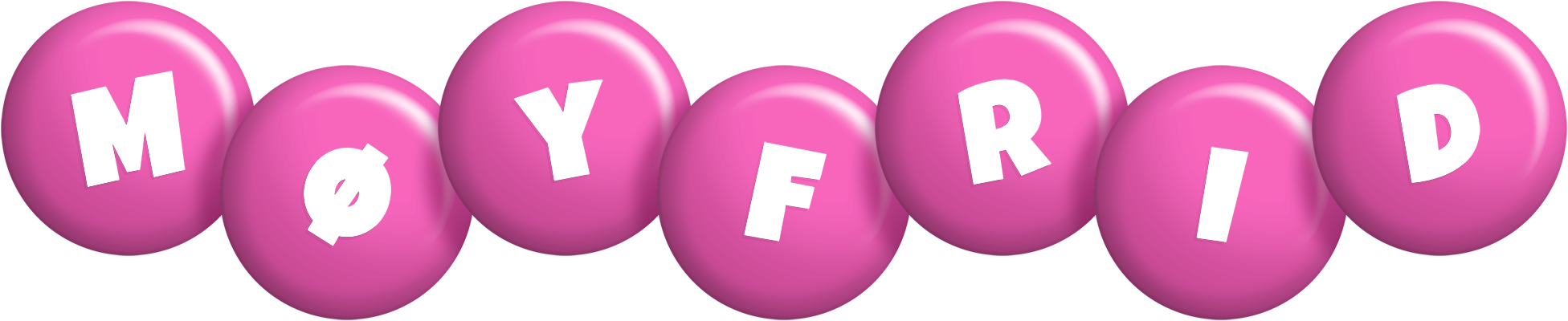 Møyfrid candy-pink logo