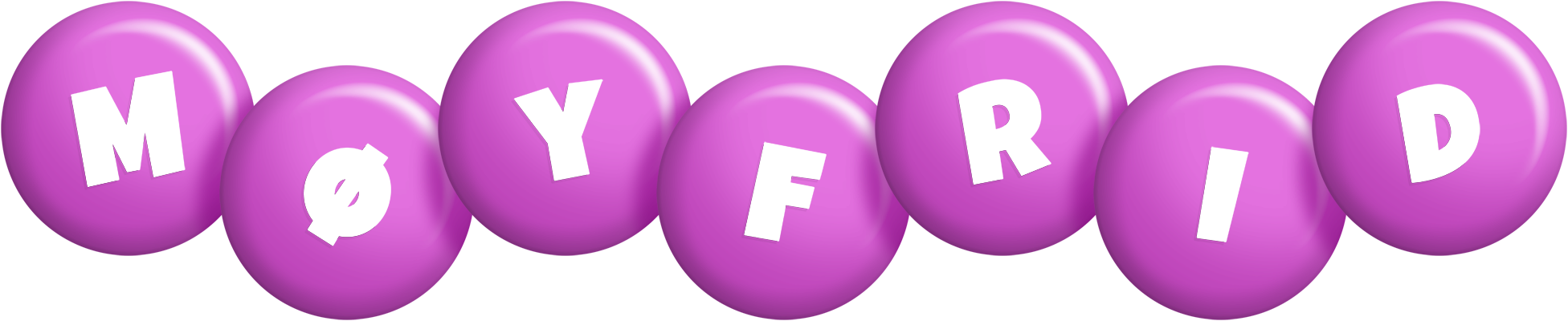Møyfrid candy-purple logo