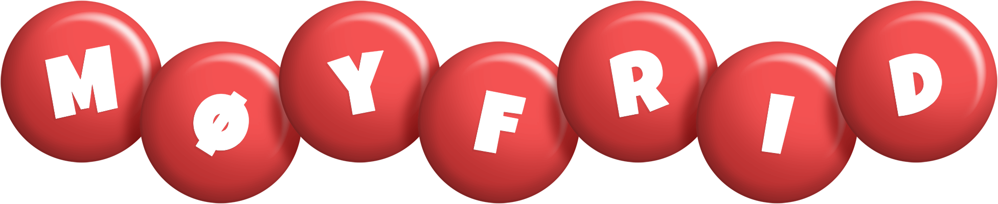 Møyfrid candy-red logo