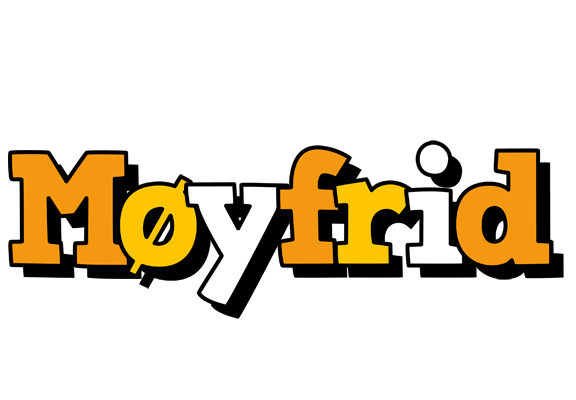 Møyfrid cartoon logo