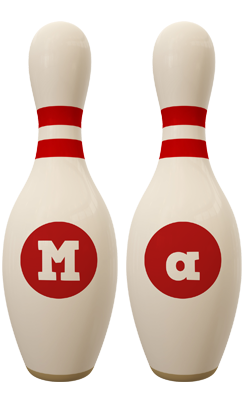 Ma bowling-pin logo